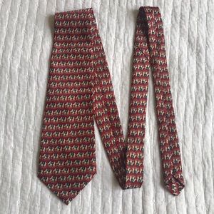 Elephants Silk Tie Hand Made